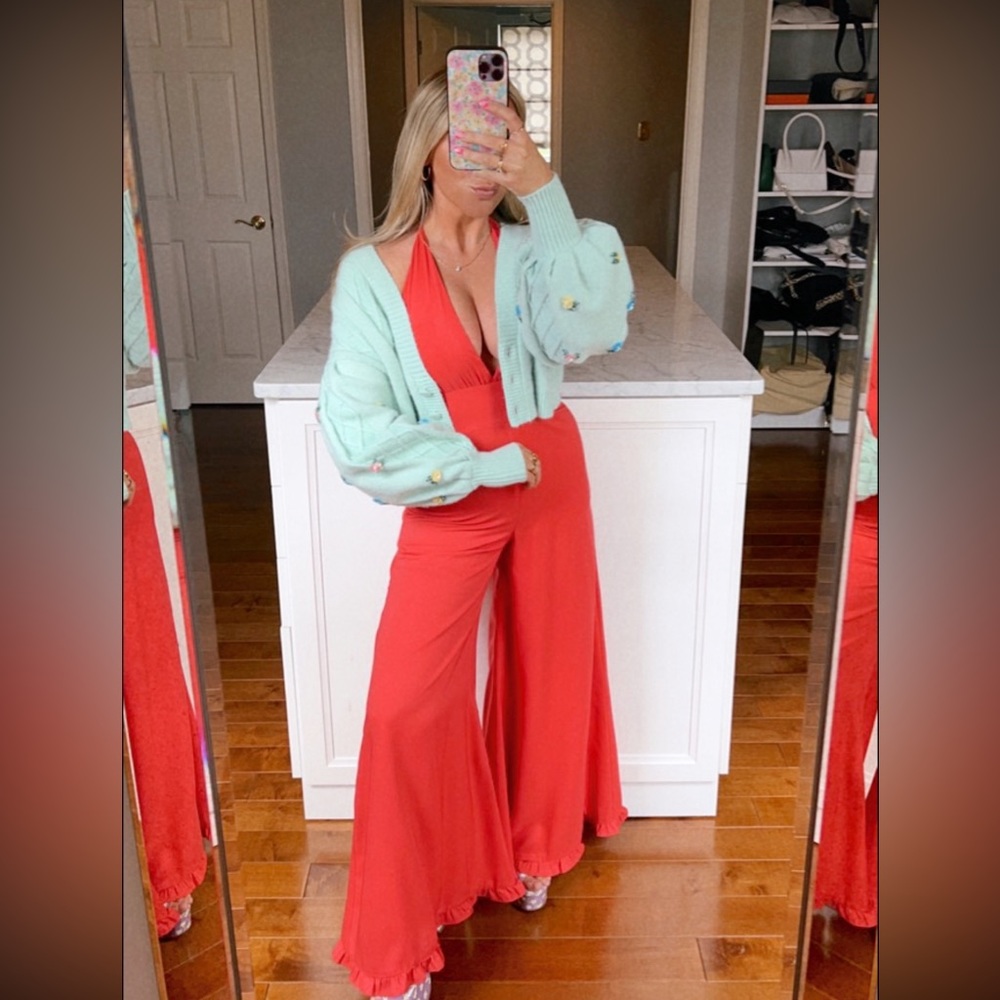 Nicole Miller Pink Jumpsuit
